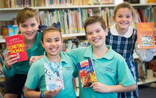 St Therese Catholic Primary School Mascot News and Events Morris Gleitzman visit enlivens book week 2